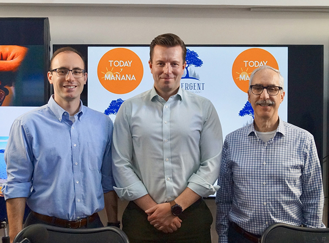 Matthias John Joined Michael Urpí & Xavier Urpí On “Today y Mañana” On The I Love CVille Network!